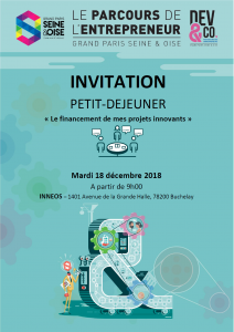 invitation petit dejeuner financement de l'innovation