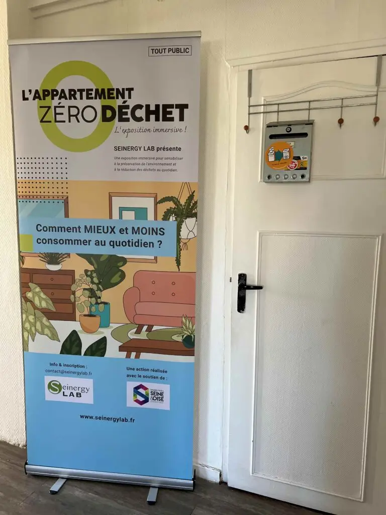 L'entrée de l'appartement zéro déchet