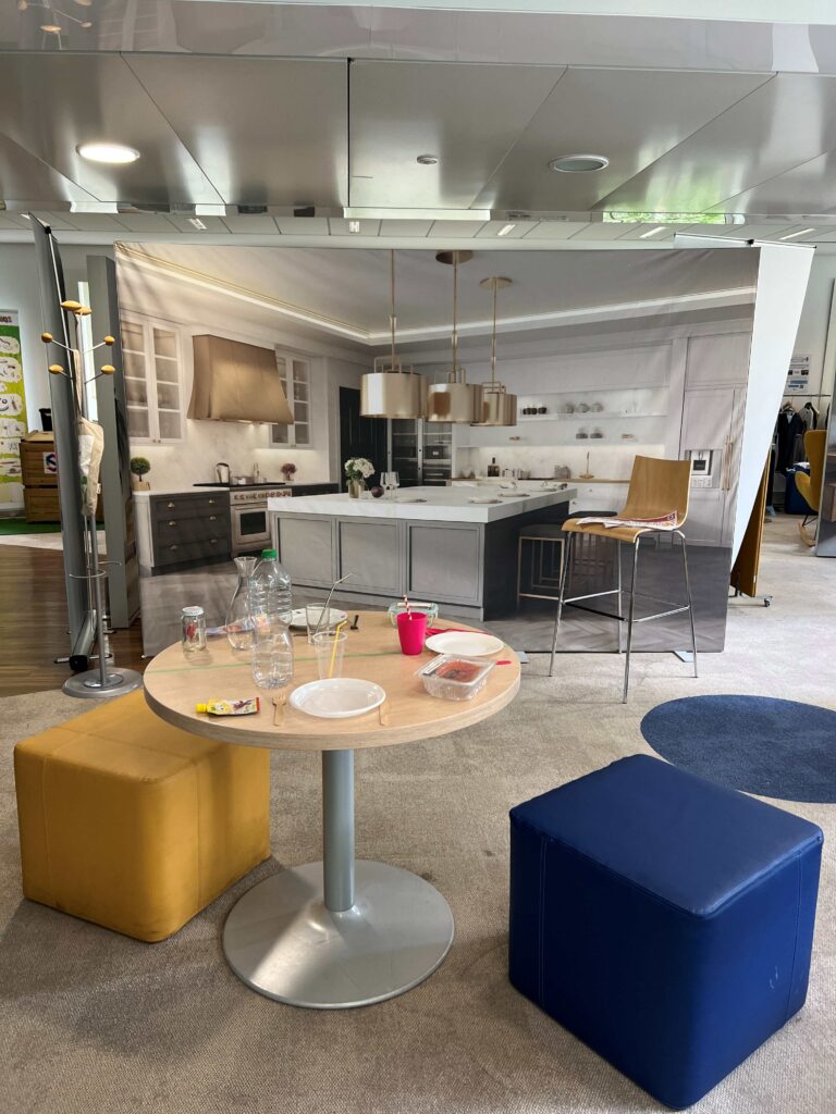 la cuisine de l'appartement zéro déchet en entreprise