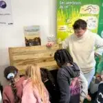 Démonstration de compostage à l'appartement zéro déchet de Chanteloup-les-Vignes