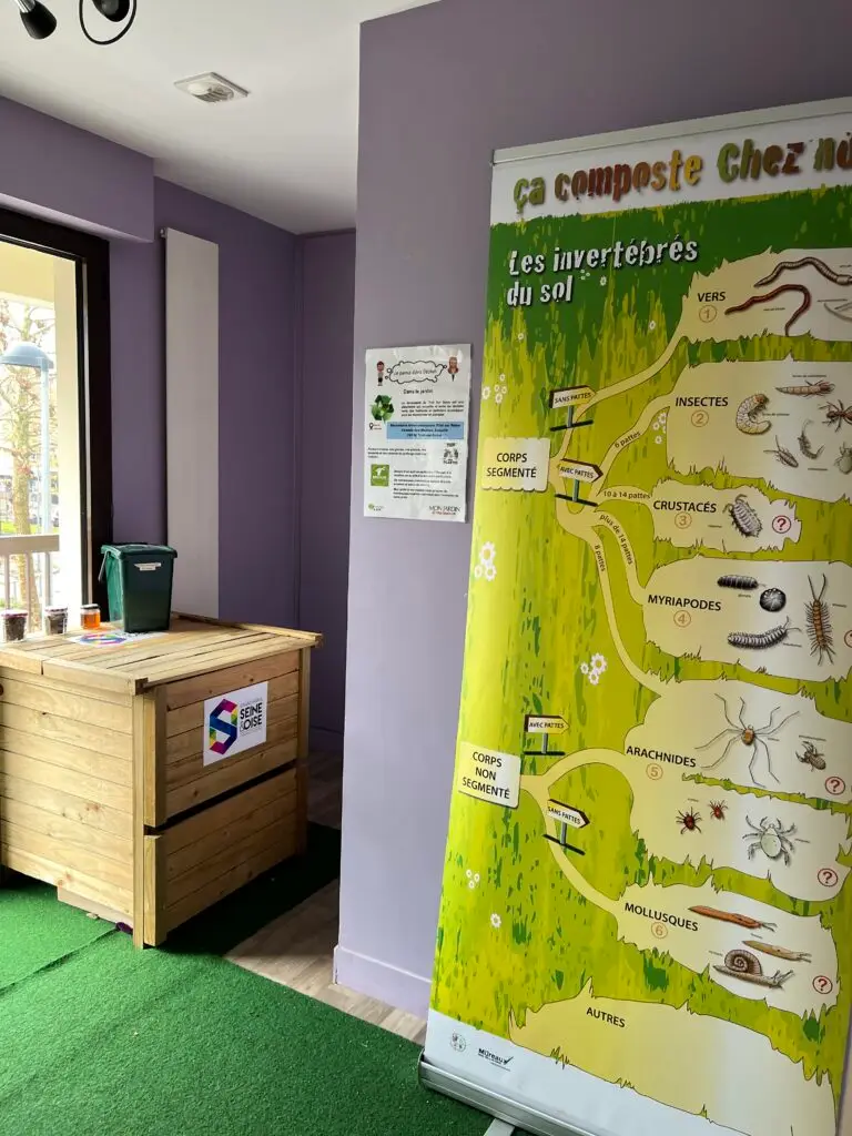 Le compostage dans l'appartement zéro déchet aux Mureaux