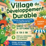 affiche village du développement durable